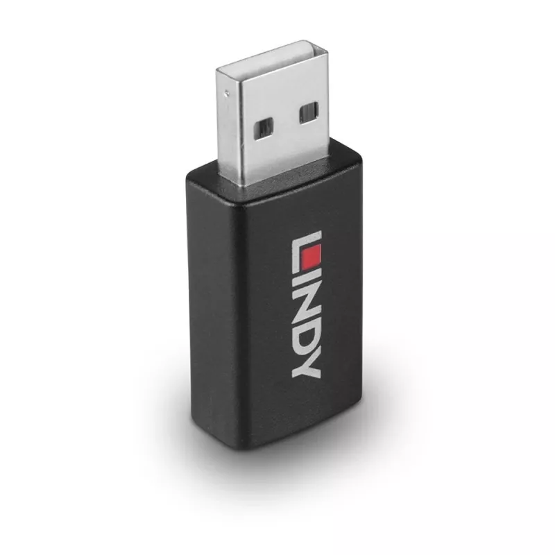 Lindy 71263 USB Type A lyčių keitiklis, juodas