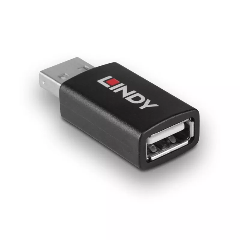 Lindy 71263 USB Type A lyčių keitiklis, juodas