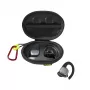 Hama Spirit Athletics ausinės True Wireless Stereo (TWS) ausų kabliukai sportinės Bluetooth juodos