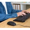 Trust TKM-250 klaviatūra Pelė komplekte Biuro USB QWERTZ Vokiška Juoda