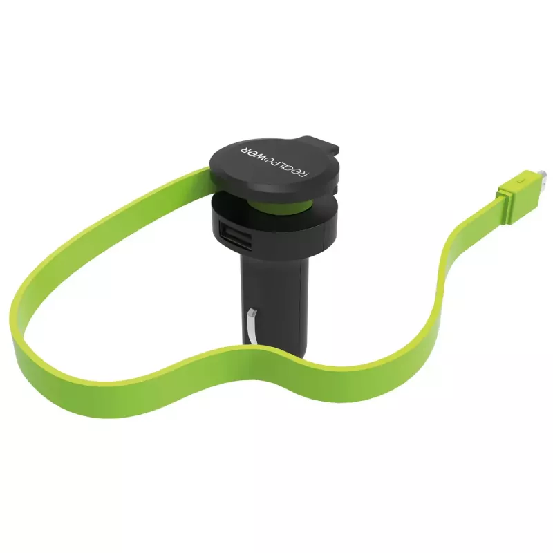 Mobiliųjų įrenginių įkroviklis RealPower 257635 Universalus juodas žalias