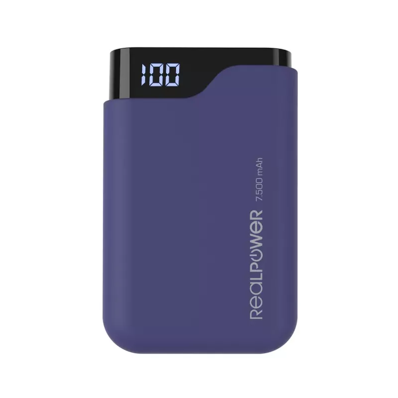 Nešiojama baterija RealPower PB-7500C 7500 mAh