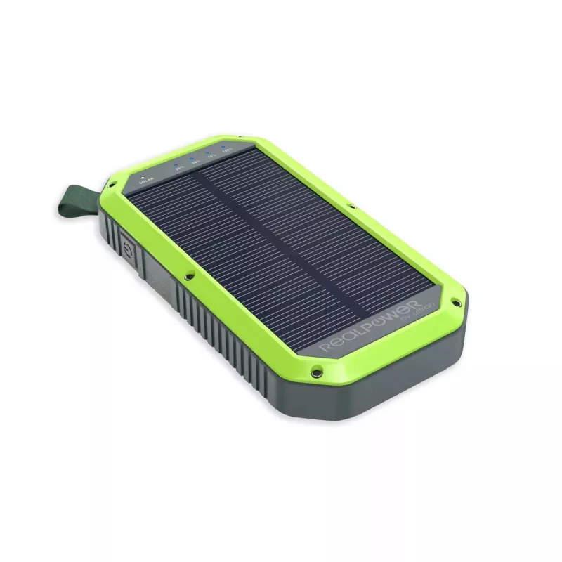 Nešiojama baterija RealPower PB-10000 Solar 10000 mAh