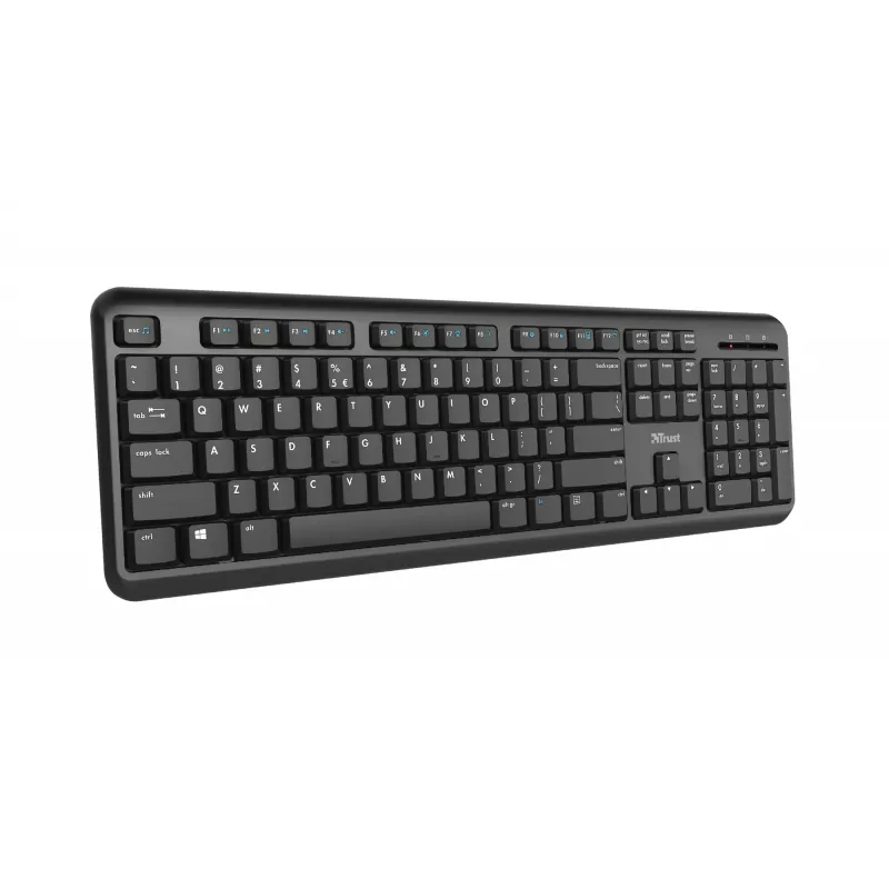 Trust Ody klaviatūra Office RF Wireless QWERTZ German Juoda