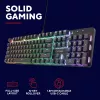 Žaidimų klaviatūra Trust GXT 871 Zora mechaninė USB RGB juoda