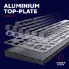 Žaidimų klaviatūra Trust GXT 871 Zora mechaninė USB RGB juoda