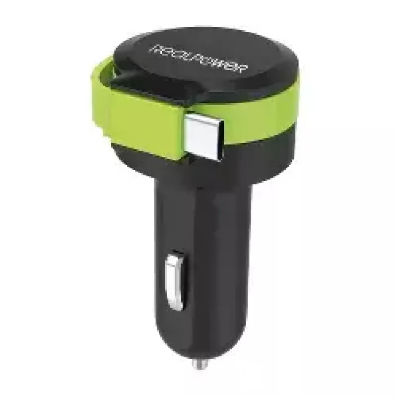 Mobiliojo įrenginio įkroviklis RealPower 257636 Universal Juoda Green