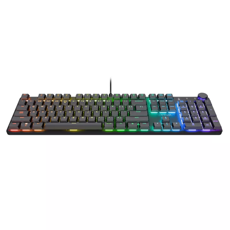 Žaidimų klaviatūra Trust GXT 866 Torix mechaninė USB QWERTZ juoda