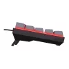 Trust GXT 867 Acira klaviatūra, žaidimų, USB, QWERTZ, vokiška, juoda, pilka, 60%, mechaninė, RGB