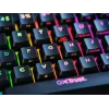 Trust GXT 867 Acira klaviatūra, žaidimų, USB, QWERTZ, vokiška, juoda, pilka, 60%, mechaninė, RGB