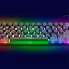 Trust GXT 867 Acira klaviatūra, žaidimų, USB, QWERTZ, vokiška, juoda, pilka, 60%, mechaninė, RGB