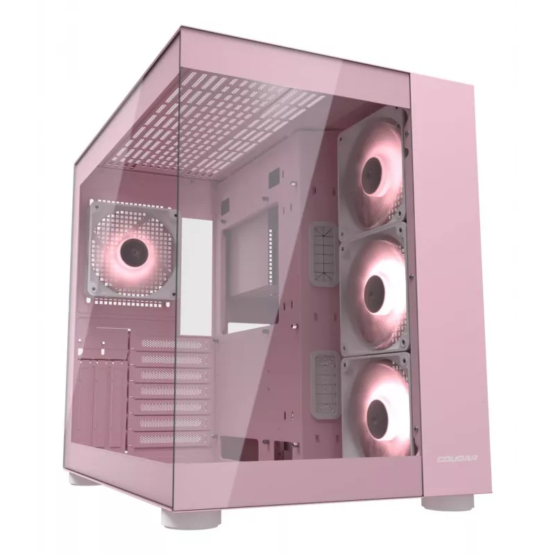 PC korpusas COUGAR Gaming FV150 RGB Midi Tower Rožinis