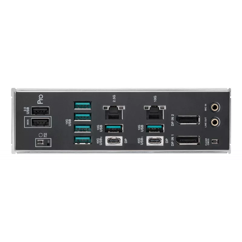Motininė plokštė ASUS PRO WS W890-SAGE — Intel W890, LGA 4710-2, CEB, 8× DIMM, DDR5, Quad-channel, 2.5G ir 10G Ethernet