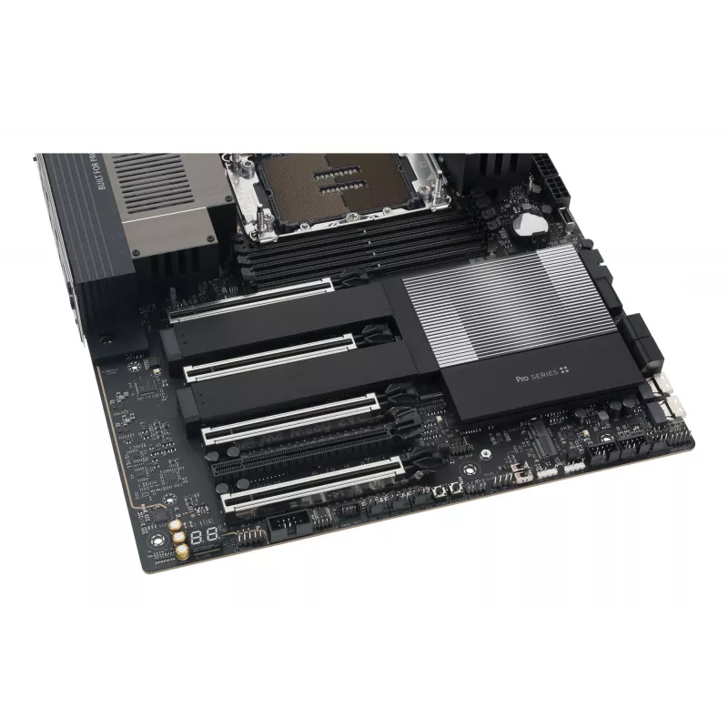 Motininė plokštė ASUS PRO WS W890-SAGE — Intel W890, LGA 4710-2, CEB, 8× DIMM, DDR5, Quad-channel, 2.5G ir 10G Ethernet