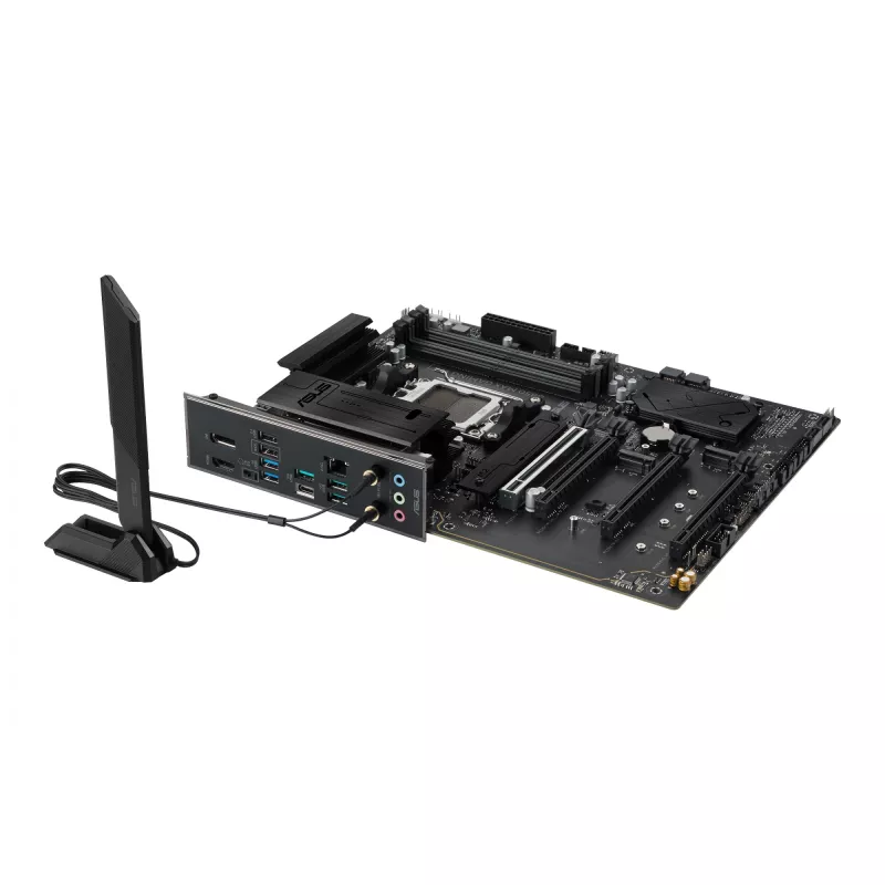 Pagrindinė plokštė ASUS B850 MAX GAMING WIFI, lizdas AM5, ATX, AMD B850, DDR5, 4 DIMM, 256 GB, Wi‑Fi 6E, 2,5 Gb Ethernet