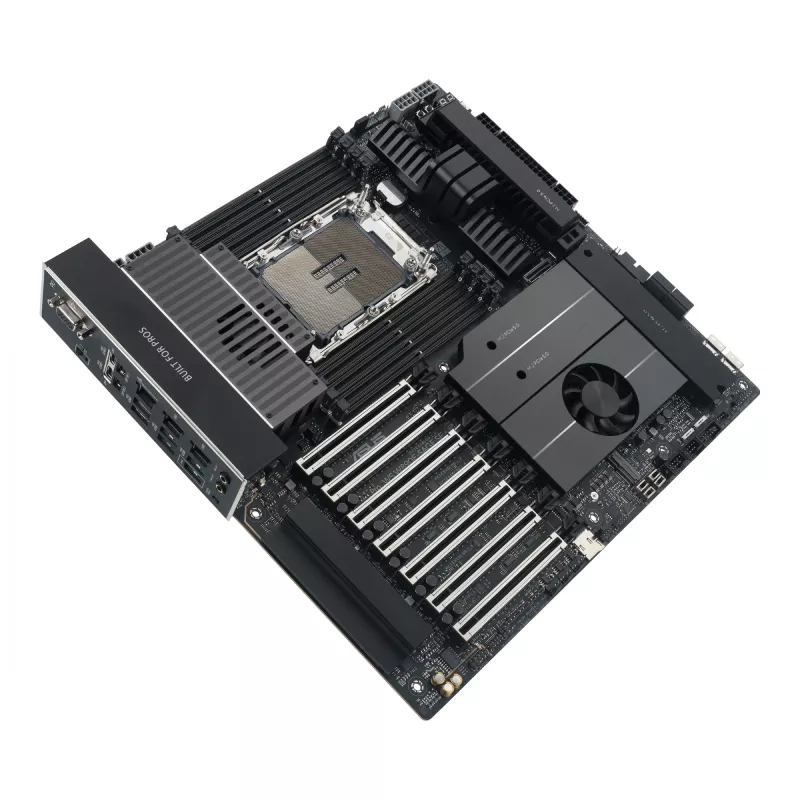 Motininė plokštė ASUS Pro WS W890E-SAGE SE — Intel W890, LGA 4710-2, EEB, 8x DIMM DDR5, aštuonių kanalų, 10GbE