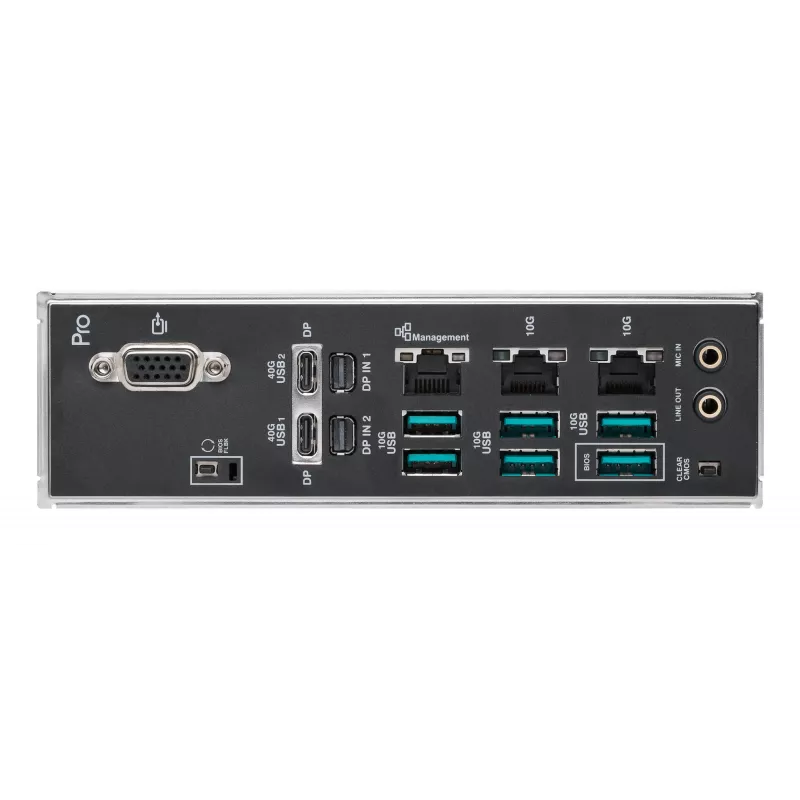 Motininė plokštė ASUS Pro WS W890E-SAGE SE — Intel W890, LGA 4710-2, EEB, 8x DIMM DDR5, aštuonių kanalų, 10GbE