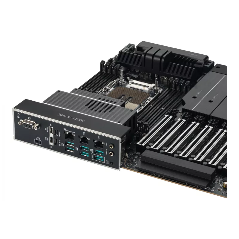 Motininė plokštė ASUS Pro WS W890E-SAGE SE — Intel W890, LGA 4710-2, EEB, 8x DIMM DDR5, aštuonių kanalų, 10GbE