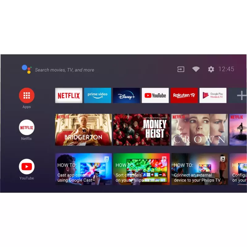 Philips 55PUS7409/12 televizorius 139,7 cm (55 coliai) 4K Ultra HD išmanusis televizorius Wi-Fi juodos spalvos
