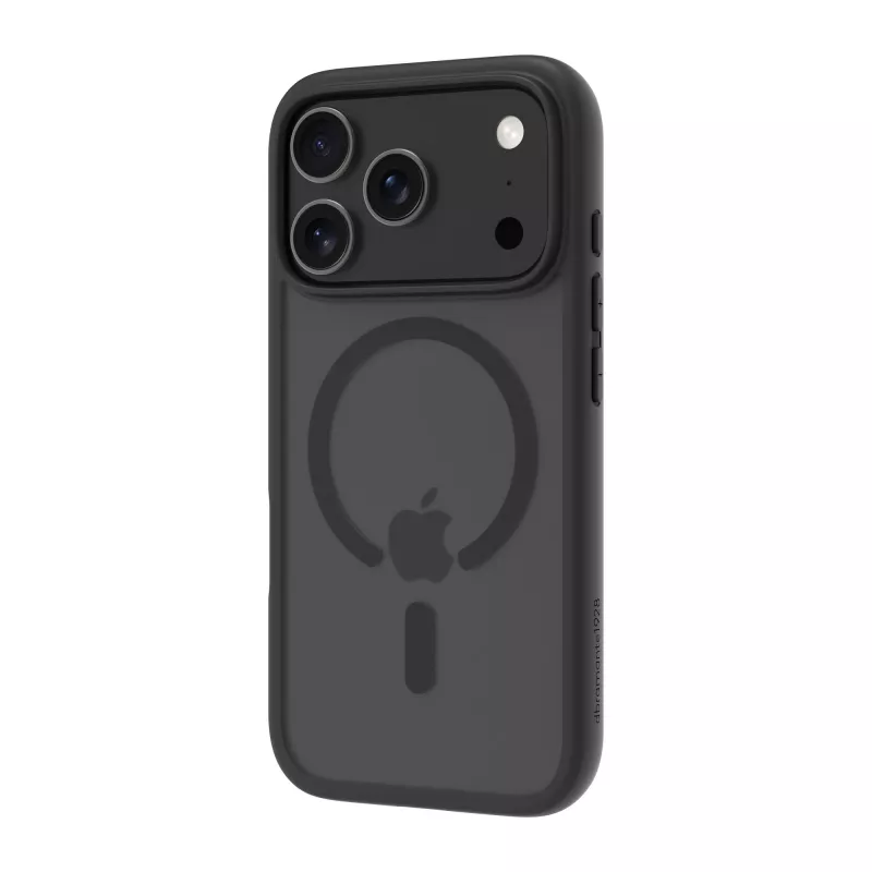 Dėklas dbramante1928 Grenen MS Juoda iPhone 17 Pro Monochromatic