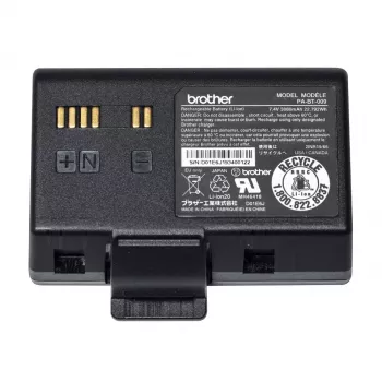 Baterija Brother etikečių spausdintuvams PABT009 – suderinama su RJ-3035B ir RJ-3055WB, 1 vnt., juoda