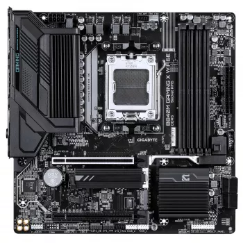 GIGABYTE B840M GAMING X WIFI6E pagrindinė plokštė - AMD Ryzen 9000 procesoriai, 8+2+2 fazių VRM, iki 8200 MHz DDR5 (O.C.), 2xPCIe 4.0 M.2, Wi-Fi 6E, 2,5GbE LAN, USB 3.2 Gen 1