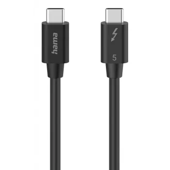Hama USB-C USB laidas USB 3.2 Gen 2 (3.1 Gen 2) 1 m USB C juoda