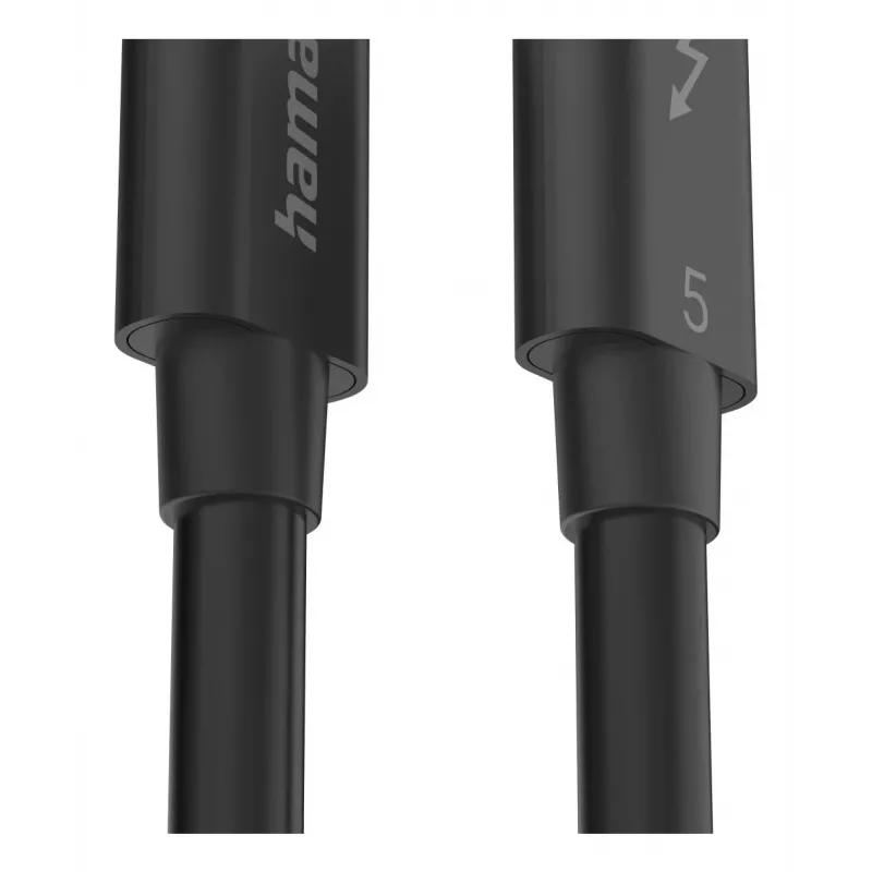 Hama USB-C USB laidas USB 3.2 Gen 2 (3.1 Gen 2) 1 m USB C juoda