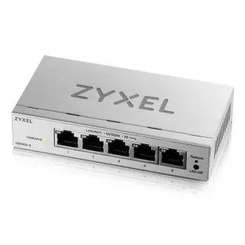 Valdomas L2 Gigabit darbalaukio jungiklis Zyxel GS1200-5V3 — 5 x RJ-45 10/100/1000, 10 Gbps perjungimas