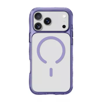 LAUT CRYSTAL MATTER dėklas, skirtas iPhone 17 Pro 16 cm, violetinis permatomas