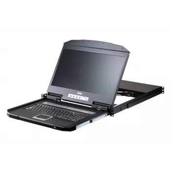 Stovo konsolė ATEN CL3116NX 47 cm (18,5 col.) LCD 1366x768 USB/PS2 VGA 1U Metalas/Plastikas Juoda