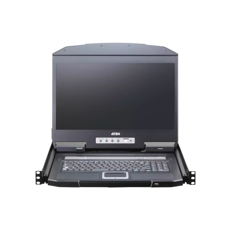 Stovo konsolė ATEN CL3116NX 47 cm (18,5 col.) LCD 1366x768 USB/PS2 VGA 1U Metalas/Plastikas Juoda