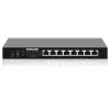 Intellinet 8 prievadų 2,5G Ethernet PoE+ komutatorius Aštuoni 10/100/1000/2500 Mbps PSE PoE+ prievadai, 100 W PoE galios biudžetas, nevaldomas, stalinis formatas, galimybė montuoti ant sienos