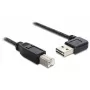 USB laidas DeLOCK 1m USB 2.0 A - B kišt./kišt. Juodas