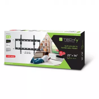 Techly ICA-PLB 261M televizoriaus laikiklis / stovas 142,2 cm (56 colių) juodas