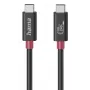 Hama USB-C laidas, E-Marker, USB4 Gen4, 80 Gbit/s, 5 A, 240 W, 1,00 m
