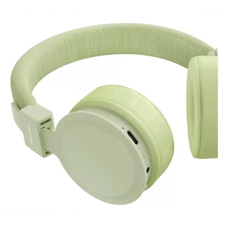 Hama Freedom Lit III Ausinės Belaidės Ant-galvos Skambučiai/Muzika USB Type-C Bluetooth Žalia