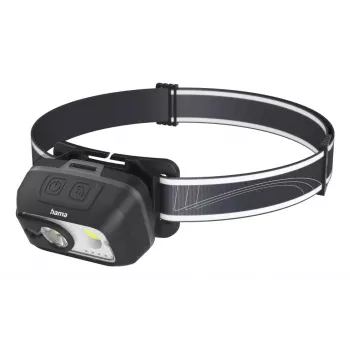 Hama HL500-C juoda, pilka žibintuvėlis su galvos juosta LED