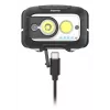 Hama HL500-C juoda, pilka žibintuvėlis su galvos juosta LED