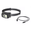 Hama HL500-C juoda, pilka žibintuvėlis su galvos juosta LED