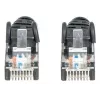 Intellinet tinklo komutacinis kabelis, Cat6, 0,5 m, juodas, CCA, U/UTP, PVC, RJ45, paauksuoti kontaktai, neužsikabinantis, apsaugotas, garantija visam laikui