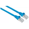 “Intellinet” tinklo kabelis, Cat6, 3 m, mėlynas, varis, S/FTP, LSOH / LSZH, PVC, RJ45, auksuoti kontaktai, bekliūvis, su apsauga, garantija visam naudojimo laikui