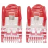 Intellinet tinklo jungiamasis laidas, Cat6A, 0,5 m, raudonas, varis, S/FTP, LSOH / LSZH, PVC, RJ45, auksuoti kontaktai, nesipainiojantis, su apsauginiu gaubteliu, garantija visam eksploatavimo laikotarpiui