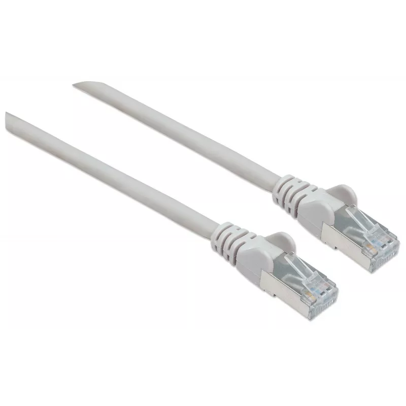 Intellinet tinklo kabelis, Cat6A, 2 m, pilkas, varis, S/FTP, LSOH / LSZH, PVC, RJ45, paauksuoti kontaktai, neužsikabinančios apsaugos, apsauginis gaubtelis, garantija visam laikui