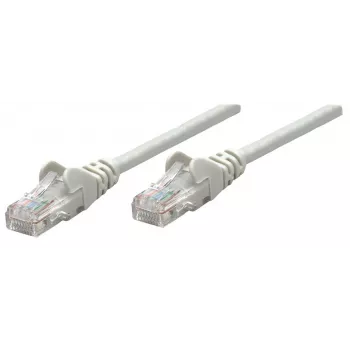 Intellinet tinklo komutacinis kabelis, Cat5e, 0,25 m, pilka, CCA, SF/UTP, PVC, RJ45, auksuoti kontaktai, neužsikabinantis, su apsauginiu gaubteliu, garantija visam naudojimo laikui