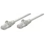 Intellinet tinklo komutacinis kabelis, Cat5e, 0,25 m, pilka, CCA, SF/UTP, PVC, RJ45, auksuoti kontaktai, neužsikabinantis, su apsauginiu gaubteliu, garantija visam naudojimo laikui