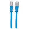 “Intellinet” tinklo komutacinis kabelis, Cat7 kabelis/Cat6A kištukai, 0,5 m, mėlynas, varis, S/FTP, LSOH / LSZH, PVC, RJ45, paauksuoti kontaktai, be užkabų, su apsauginiu gaubteliu, garantija visam eksploatavimo laikotarpiui