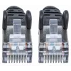 Intellinet tinklo komutacinis kabelis, Cat7 kabelis / Cat6A kištukai, 5 m, juodas, varis, S/FTP, LSOH / LSZH, PVC, RJ45, auksuoti kontaktai, bekablė, su apsauga, garantija visam gyvenimui
