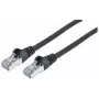 Intellinet tinklo komutacinis kabelis, Cat7 kabelis/Cat6A kištukai, 7,5 m, juodas, varis, S/FTP, LSOH / LSZH, PVC, RJ45, paauksuoti kontaktai, neužkabinamas, su apsauginiu gaubteliu, garantija visam eksploatavimo laikotarpiui