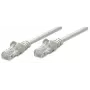 Intellinet Network komutacinis kabelis, Cat5e, 0.5m, Pilka, CCA, U/UTP, PVC, RJ45, Auksuoti kontaktai, Bespalvis, Su apsauga, Garantija visam gyvenimui